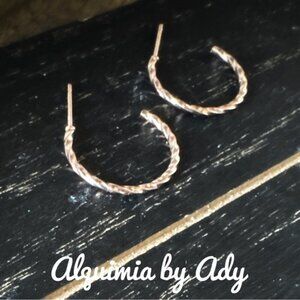 Gold statement earrings